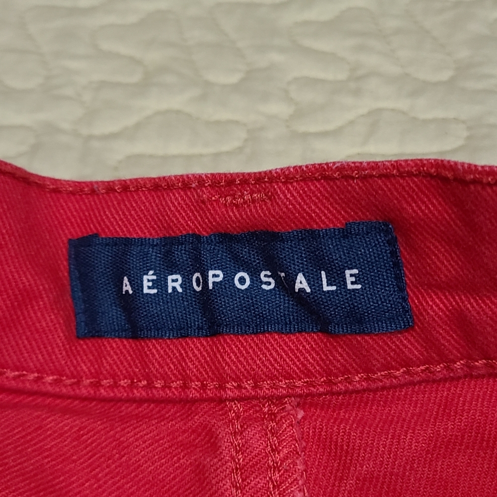 Aeropostale distressed Aero Cheeky shorts size 2 - Picture 3 of 8